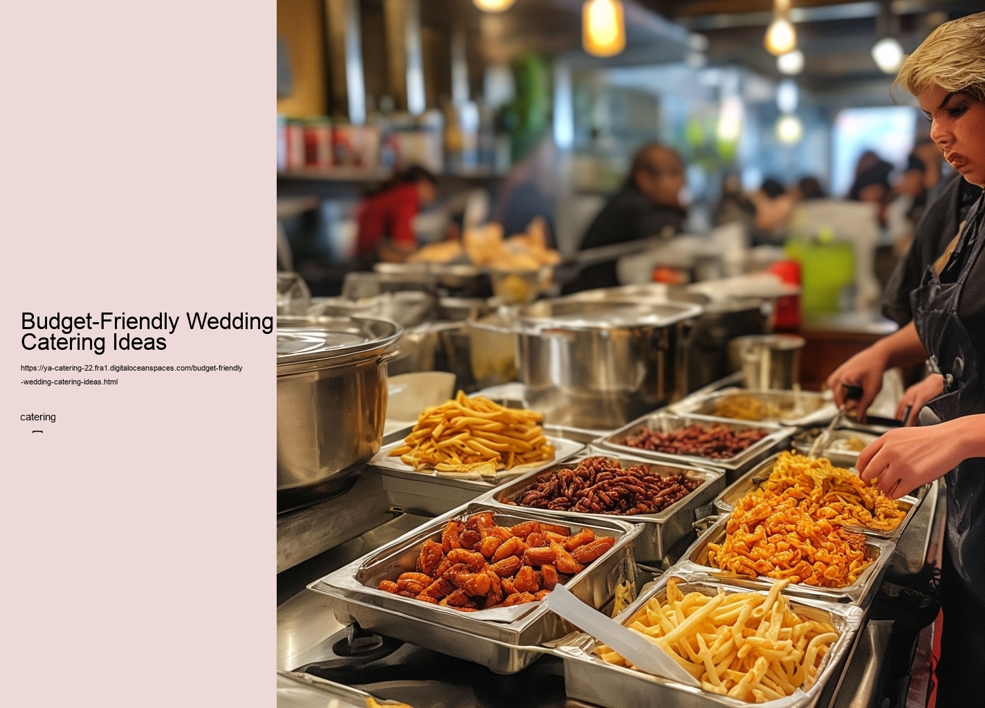 Budget-Friendly Wedding Catering Ideas