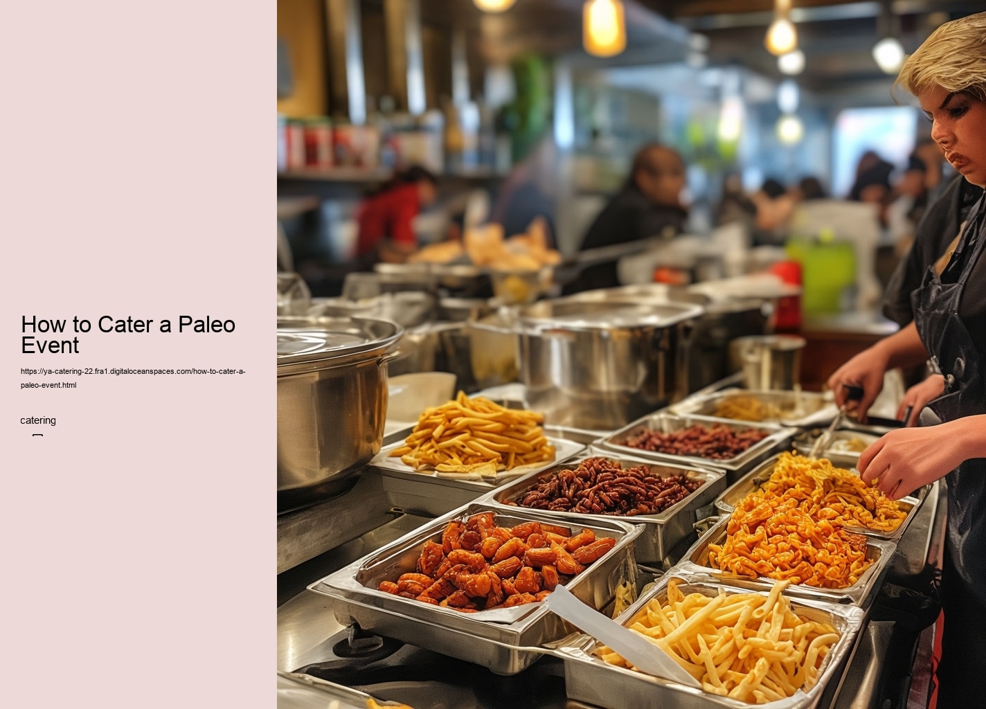 How to Cater a Paleo Event